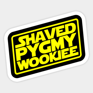 Shaved Pygmy Wookiee Sticker